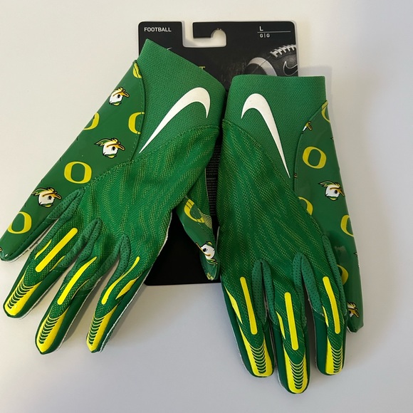 Nike Accessories Nike Vapor Knit Football Gloves Ncaa Oregon Ducks